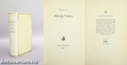 Hiúság Vására (számozott, bőrkötéses, bibliofil példány)