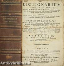 Dictionarium latino-hungaricum/Dictionarium hungarico-latinum/Deutsches Repertorium