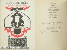 A szürke héja (A kötet lektora által dedikált példány)