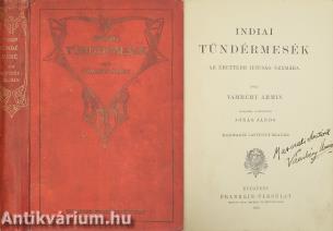 Indiai tündérmesék (Marczali Henriknek dedikált példány)