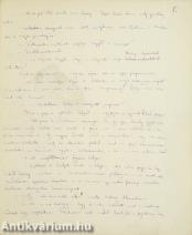 Jókai Mór kézirat (Fekete gyémántok egy oldala) (A kéziratról írt irodalomtörténeti tanulmány a leírásban olvasható)