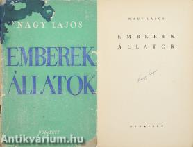 Emberek, állatok (aláírt példány)