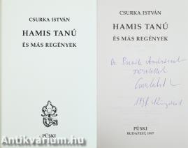 Hamis tanú (dedikált példány)