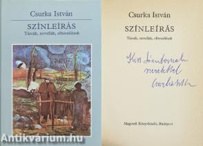 Színleírás (dedikált példány)