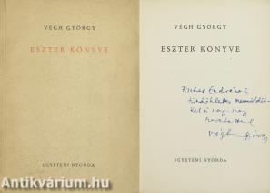 Eszter könyve (dedikált példány)