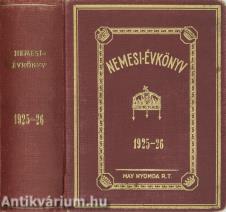Nemesi Évkönyv 1925-26. III-IV. évfolyam