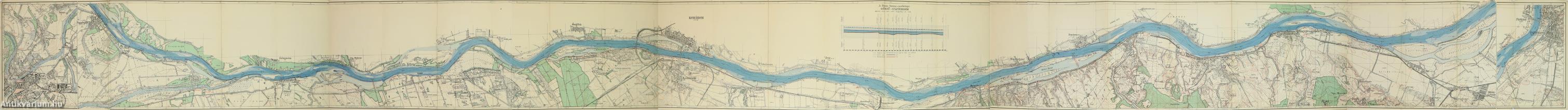 A Duna hossz-szelvénye