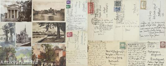 Auguszta Mária Lujza bajor hercegnőnek írt képeslapok (5 fekete-fehér és 2 színes)