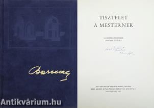 Tisztelet a mesternek (Barcsay Jenő által dedikált, számozott példány)