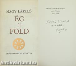 Ég és föld (dedikált példány)