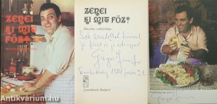 Zenei ki mit főz?  (Gregor József operaénekes által dedikált és aláírt példány.)