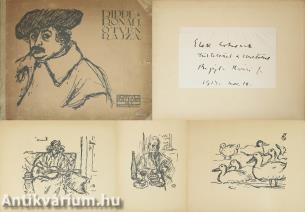Rippl-Rónai József ötven rajza (Elek Artúr írónak dedikált példány)