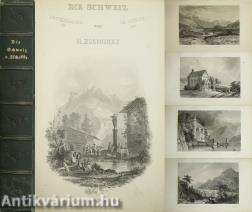 Die klassischen Stellen der Schweiz und deren Hauptorte in Originalansichten dargestellt (85 db acélmetszettel)