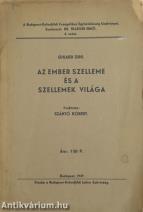 Az ember szelleme és a szellemek világa