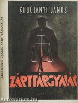 Zárt tárgyalás (A borítóterv Mester Sándor munkája.)