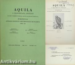 Aquila - A Madártani Intézet évkönyve 1964-65 (dedikált példány)