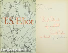 Válogatott versek/Gyilkosság a székesegyházban (A fordító Vas István által aláírt és az illusztrátor Szántó Piroska által dedikált példány.)