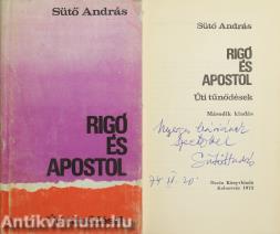Rigó és apostol (dedikált példány)
