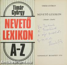 Nevető lexikon (Vas István költőnek és Szántó Piroska festőművésznek dedikált példány)