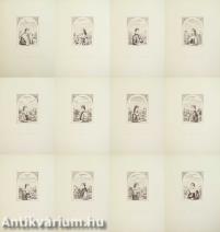 Hónapok (12 darab Artner Margit által aláírt, számozott grafika.)