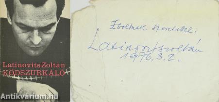 Ködszurkáló (Latinovits Zoltán által dedikált melléklettel)