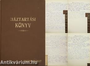 Háztartási könyv (Egyedi, kézzel írt receptgyűjtemény több mint 650 db recepttel)