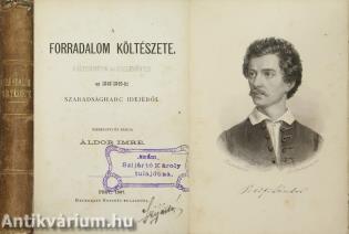 A forradalom költészete (A Petőfi arcképmetszet Barabás Miklós munkája.)