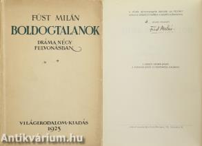Boldogtalanok (aláírt, 3. számozott példány)