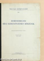 Borsodmegyei régi keresztszemes hímzések