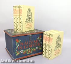 Magyar régiségek és furcsaságok 1-6. - Bibliofil kiadás, eredeti, festett fa kiadói tékával. (Teljes gyűjtemény)