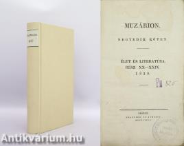Muzárion 1829. Negyedik kötet
