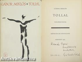 Tollal (dedikált példány)