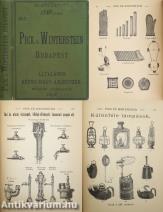 Pick és Winterstein Budapest általános képes főárjegyzék 1898 (számozott kötet)