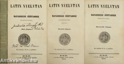 Latin nyelvtan I-III.
