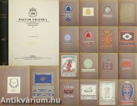 Magyar Grafika 1921. január-december (Az évfolyam 6. számában Kozma Lajos cikke olvasható, valamint 18 táblán a Bonbonnerie Floris cég részére készített grafikái láthatóak!)