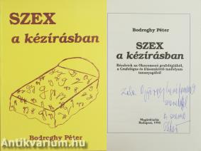 Szex a kézírásban (dedikált példány)