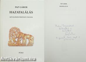 Hazatalálás (dedikált példány)