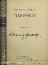 Napváros (aláírt példány)