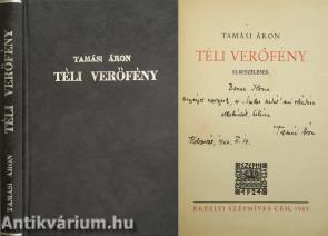 Téli verőfény (Benes Ilona színésznőnek dedikált példány)