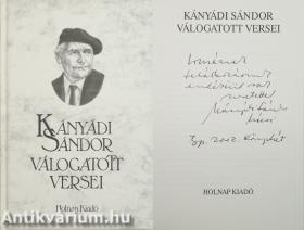 Kányádi Sándor válogatott versei (dedikált példány)
