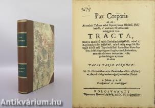 Pax Corporis (hasonmás, félbőrkötéses, bibliofil példány)