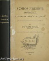 A zsidók története Sopronban a legrégibb időktől a mai napig