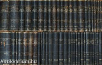 50 kötet a Corpus Juris Hungarici-Magyar törvénytár sorozatból (nem teljes sorozat)
