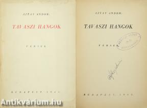 Tavaszi hangok (aláírt példány)