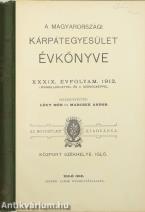 A magyarországi Kárpátegyesület Évkönyve 