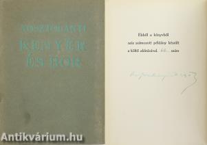 Kenyér és bor (aláírt, számozott példány)