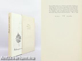 William Shakespeare szonettjei (Számozott, bibliofil, védődobozos, Würtz Ádám 14 rézkarcával illusztrált példány)