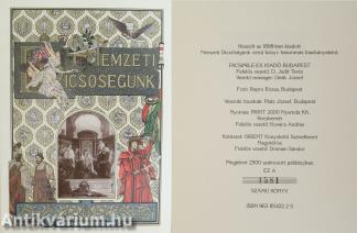 Nemzeti dicsőségünk (hasonmás kiadás, biliofil, számozott példány)