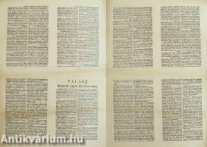 Válasz Kossuth Lajos Nyiltlevelére