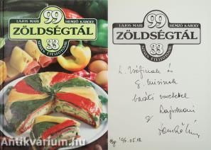 99 zöldségtál 33 színes ételfotóval (dedikált példány)